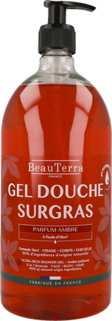 Beauterra Gel Douche Surgras Ambre 1L