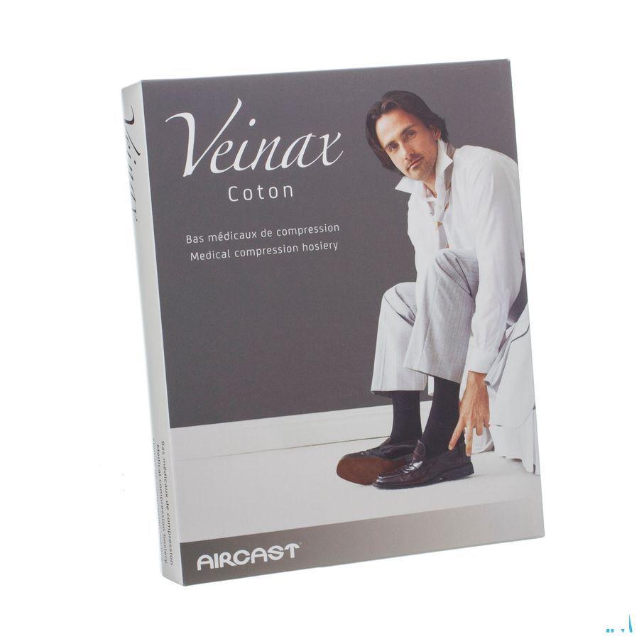 Veinax Kous Katoen Man 2 Lang Zwart Maat 4