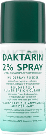 Daktarin Spray Pulv Flacon Pulv 8 Gr 2%
