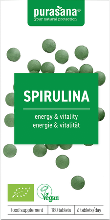 Purasana Spirulina Bio Tabletten 180