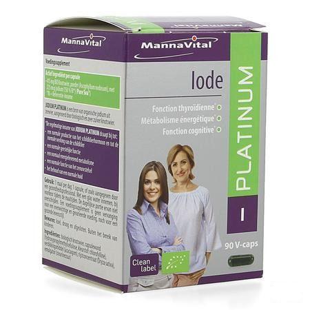 Mannavital Jodium Platinum Bio V-Caps 90