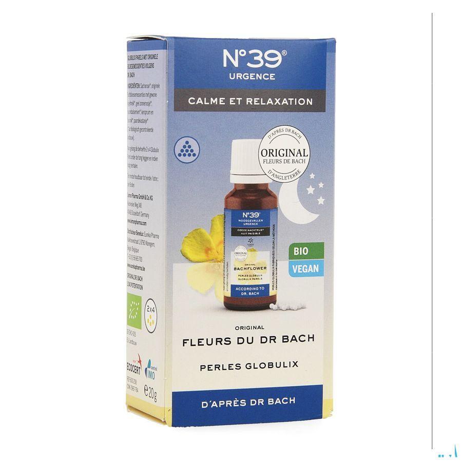 Bachbloesem Bio Nr 39 Noodgevallen Nacht Parels 20 gr  -  Eureka Pharma