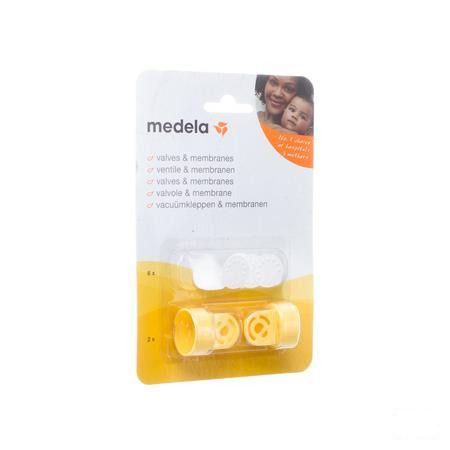 Medela Vacuum Set 2 Kleppen + 6 Membranen 8000727  -  Medela