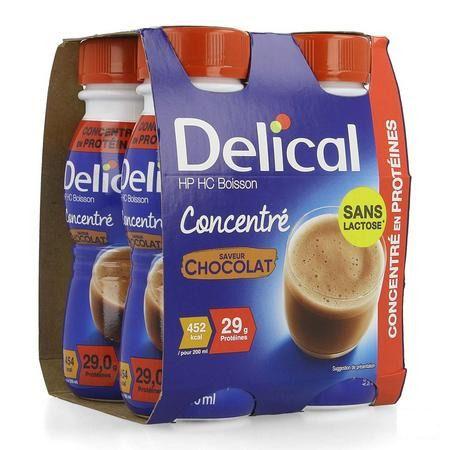 Delical Concentre Chocolat 4X200 ml  -  Bs Nutrition