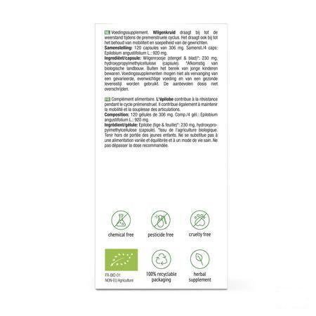 Purasana Wilgenroosje Capsule 120