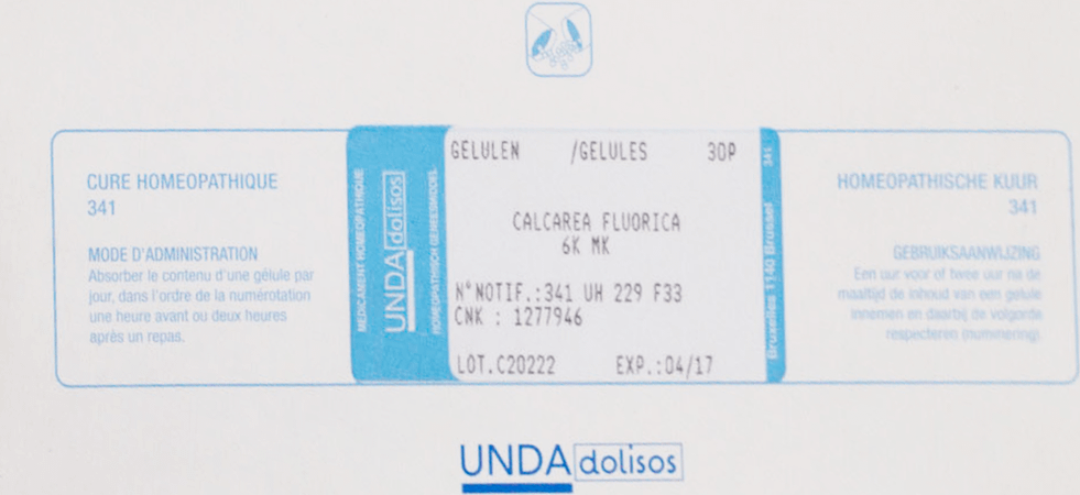 Calcarea Fluorica Cure 6k-MK  -  Boiron