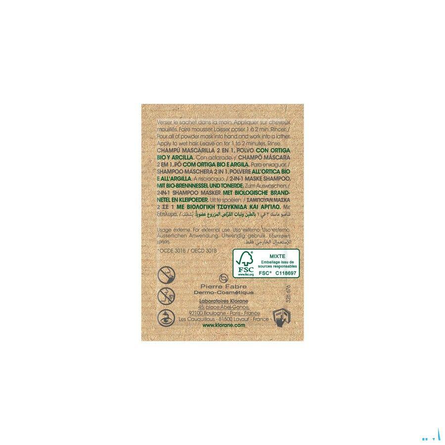 Klorane Capilaire Masque Lavant Ortie 8X3G