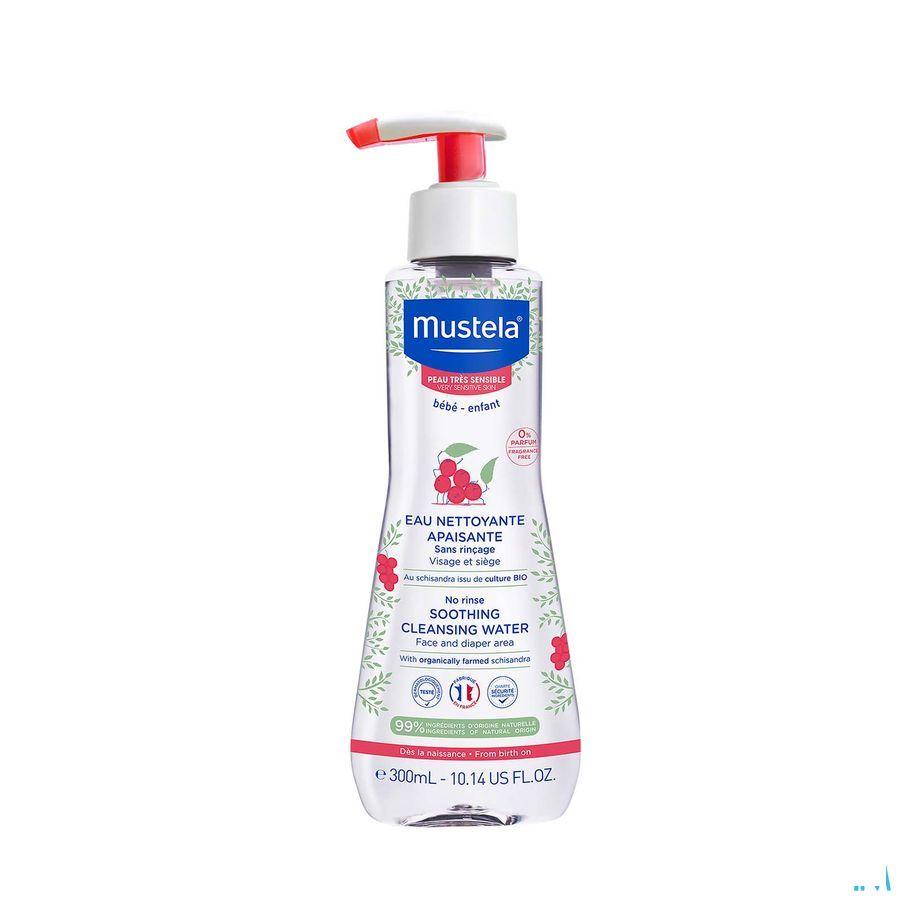 Mustela Pts Verz. Reinigend Water zonder spoelen 300 ml