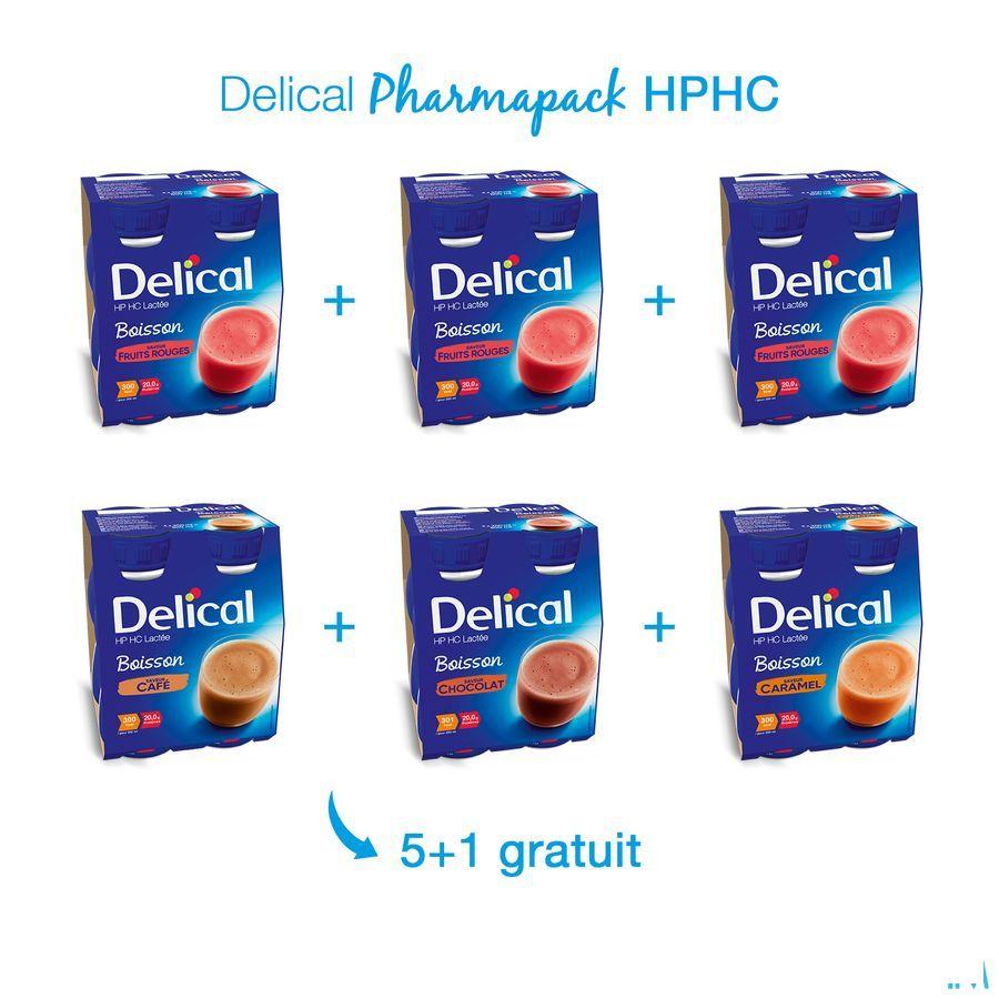 Delical Pharmapack Hp Hc 5 + 1x(4x200 ml)  -  Bs Nutrition