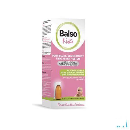 Balso Kids Hoestsiroop zonder suiker 125 ml + pipet