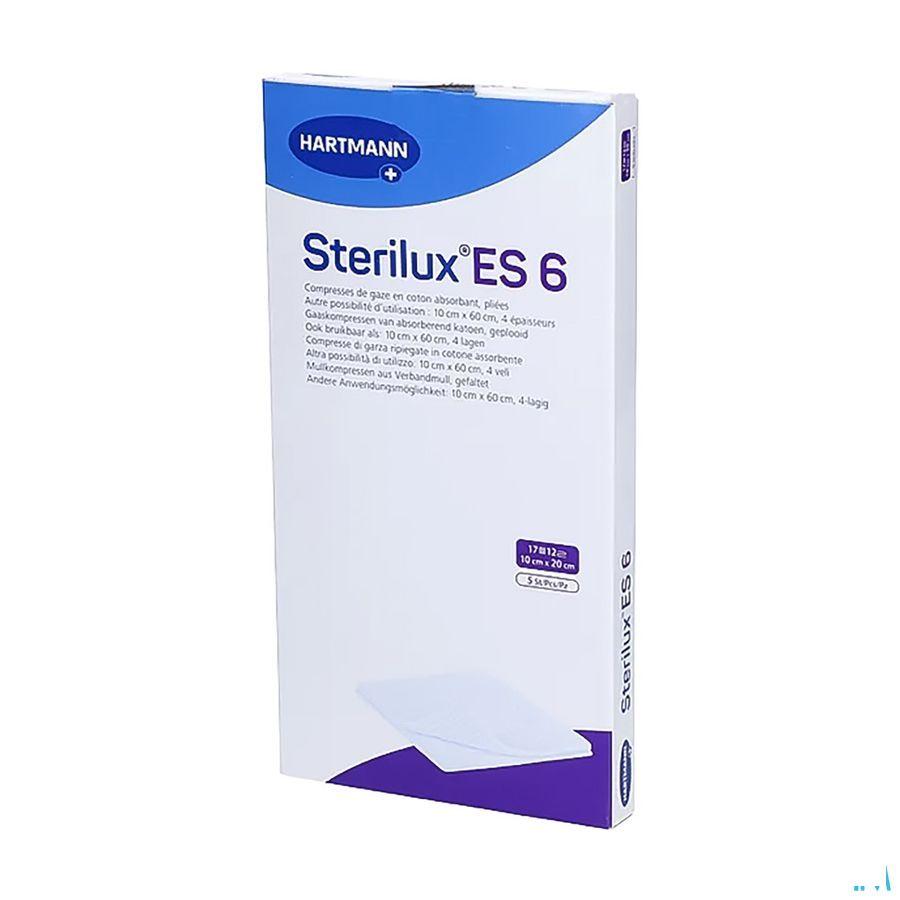 Sterilux Es6 Compresse Sterile 12pl 10,0x20,0cm 5 4004024  -  Hartmann