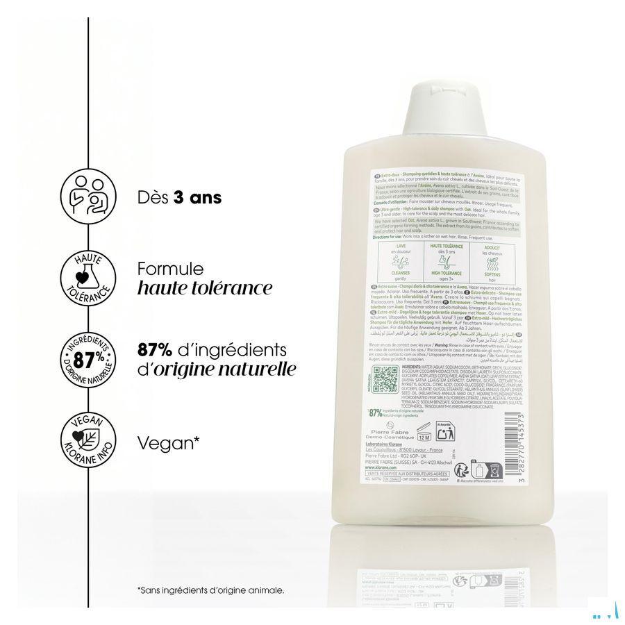 Klorane Capilaire Shampoo Haver 400 ml