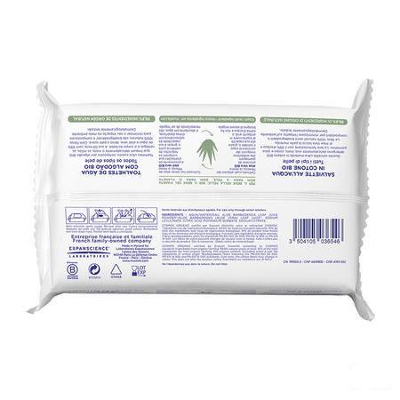 Mustela Bio Lingettes Coton Eau 60