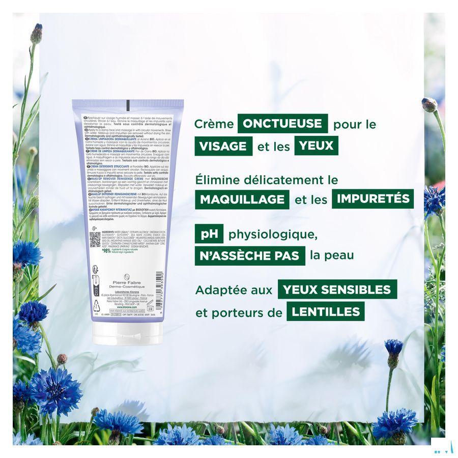 Klorane Visage Creme Nett Demaq Bleuet Bio 200 ml