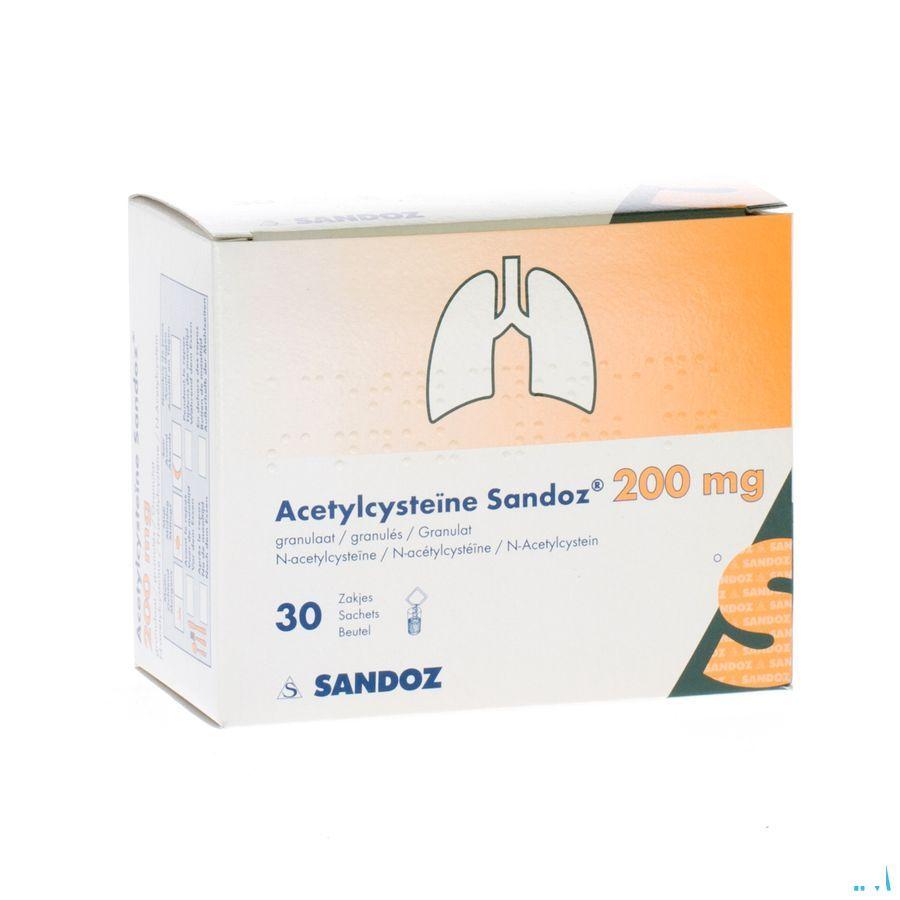 Acetylcysteine Sandoz 200 mg Sach. 30 X 200 mg