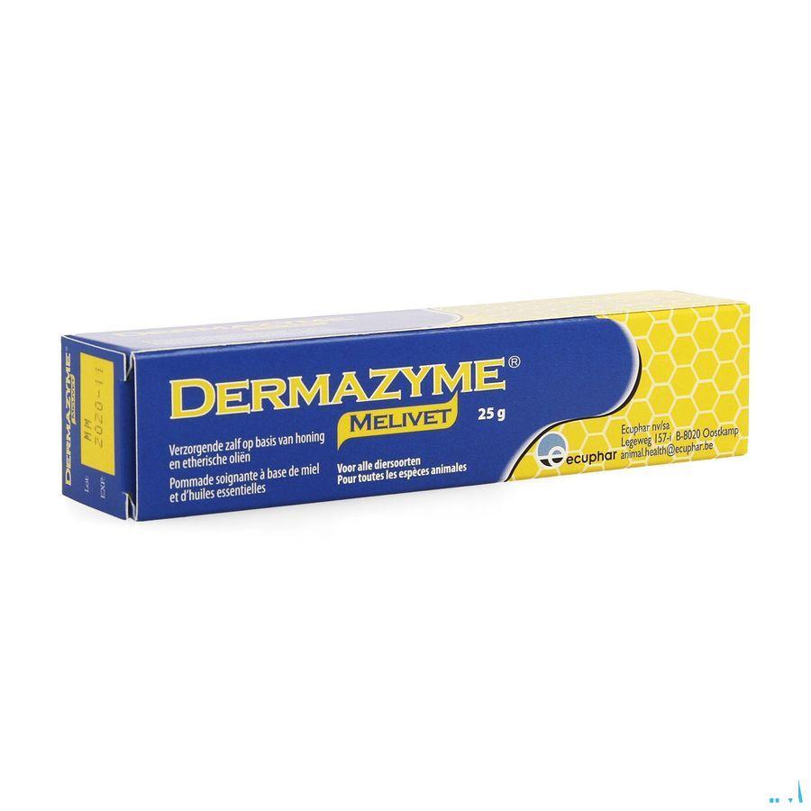 Dermazyme Melivet Pommade Tube 25 gr  -  Ecuphar