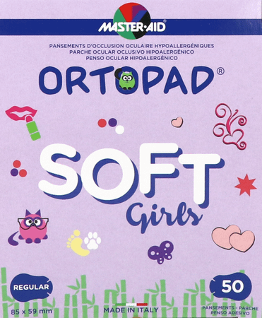 Ortopad Soft Girls Regular 85x59mm 50 72234