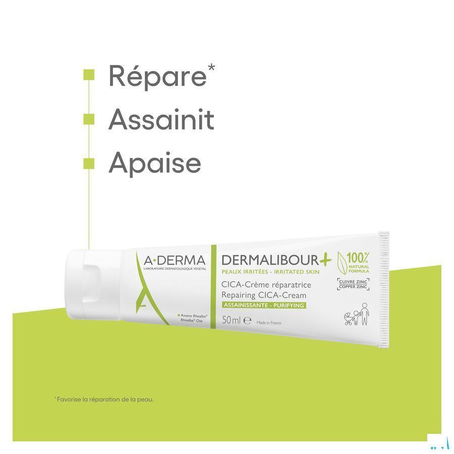 Aderma Dermalibour + Herstellende Creme Tube 50 ml  -  Aderma