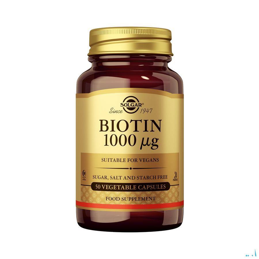 Solgar Biotin 1000 µg V-Capsule 50  -  Solgar Vitamins