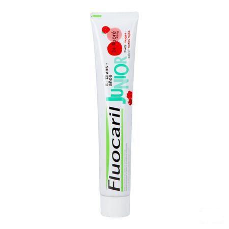 Fluocaril Tandpasta Junior Rood Fruit 75  ml Nf