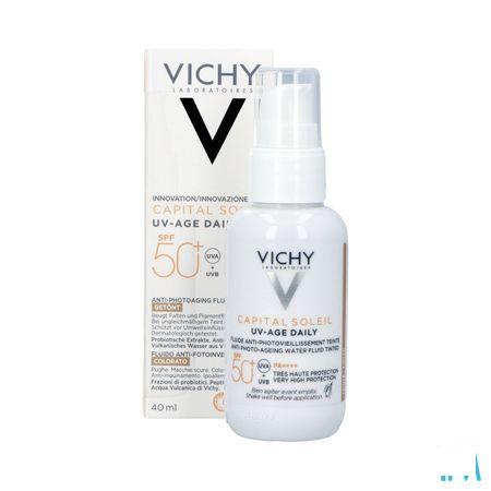 Vichy Cap Sol Uv-Age Tintee Light Ip50 + 40 ml  -  Vichy
