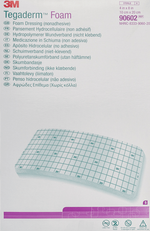 Tegaderm Foam Dressing 10,0x20,0cm 5 90602  -  3M
