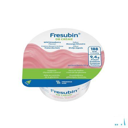 Fresubin Db Creme 125 gr Fraise Des Bois/bosaardbei  -  Fresenius