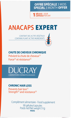 Ducray Anacaps Expert Progres. Haarutival Caps 90