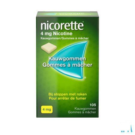 Nicorette Kauwgom 105x4 mg