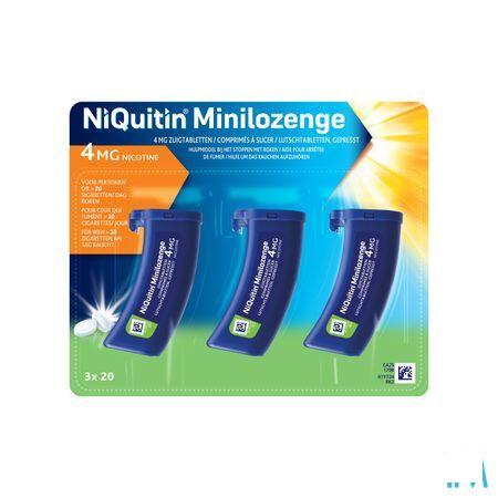 Niquitin 4,0 mg Minilozenge Zuigtabl 60  -  Perrigo