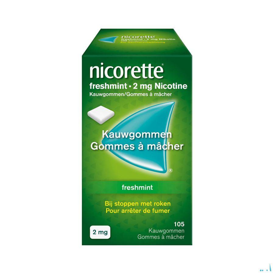Nicorette Freshmint Kauwgom 105x2 mg