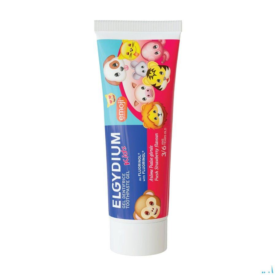 Elgydium Tandpasta Kids Emoji Frisse Aardbei 50 ml