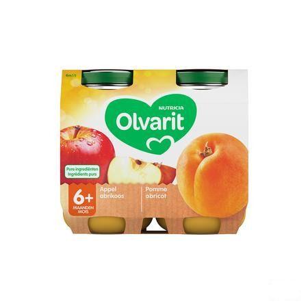 Olvarit Appel Abrikoos 2x200 gr 6m59  -  Nutricia