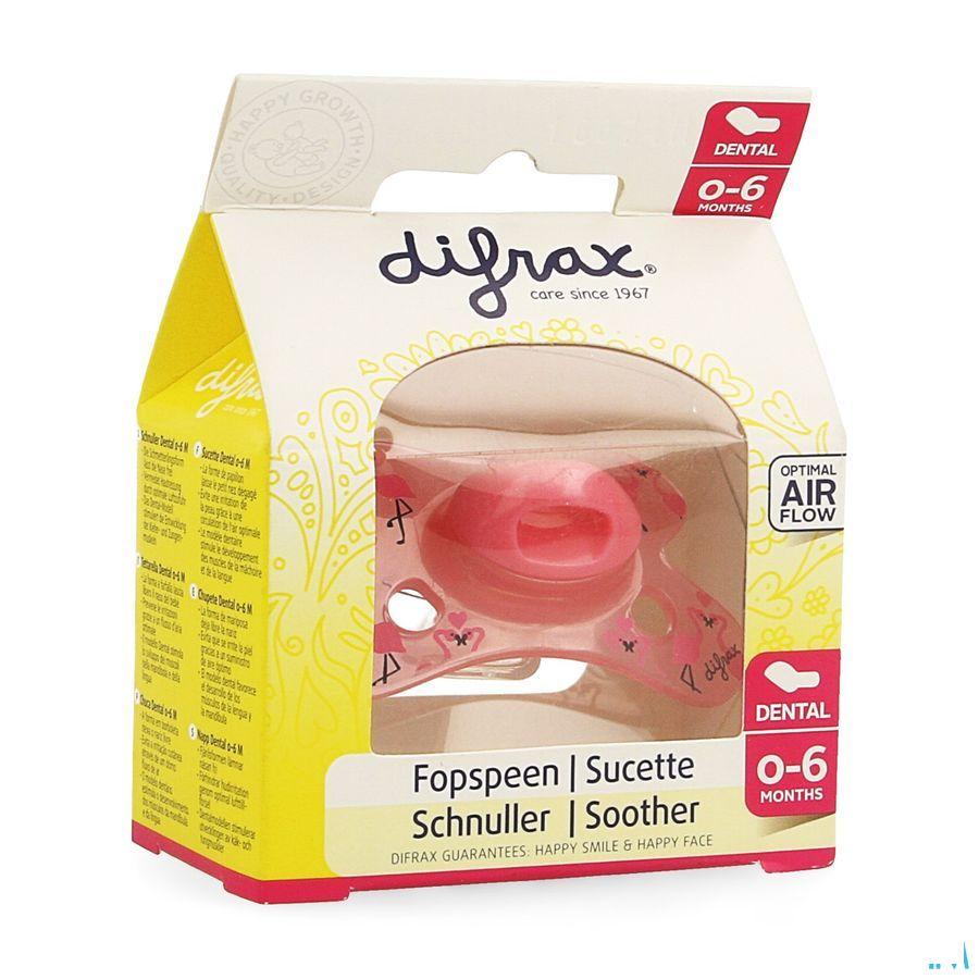 Difrax Fopspeen Sil Mini-dental 0-6m 799  -  Difrax