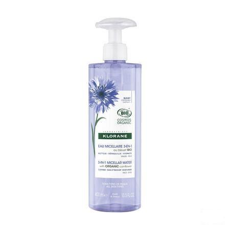 Klorane Visage Bleuet Eau Micellaire Bio 400 ml