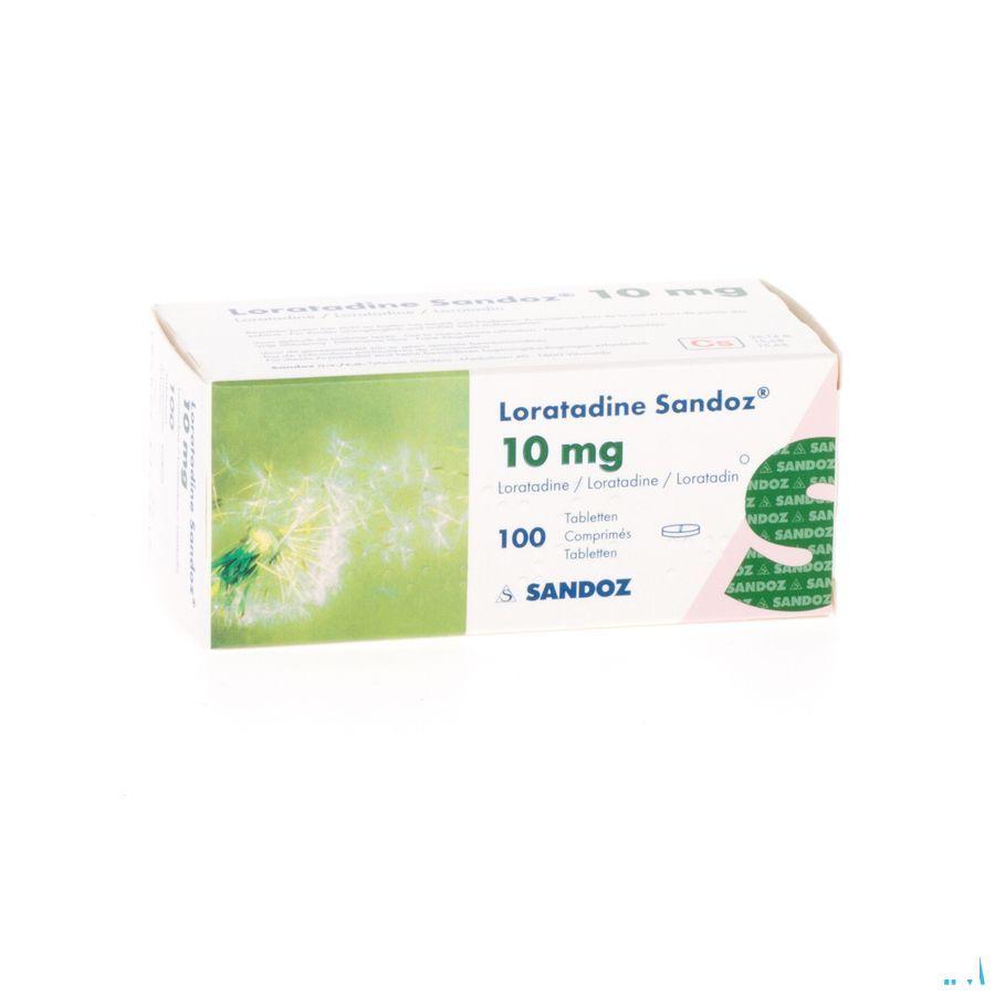 Loratadine Sandoz Tabletten 100 X 10 mg