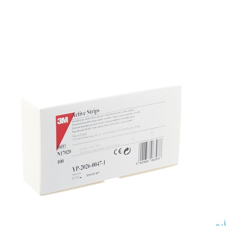 Nexcare 3m Active Strips 19x 72mm 100 17020  -  3M