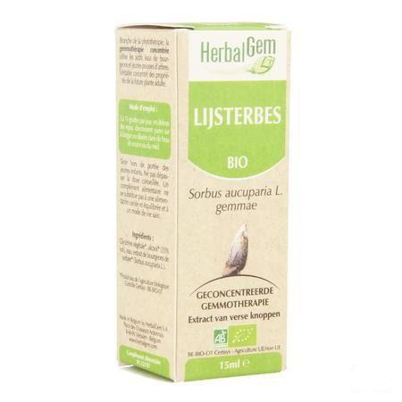 Herbalgem Lijsterbes Maceraat 15 ml  -  Herbalgem