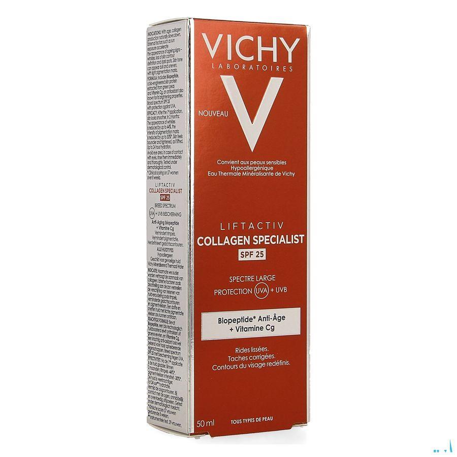 Vichy Liftactiv Collageen Spec Spf25 Dag  -  Vichy
