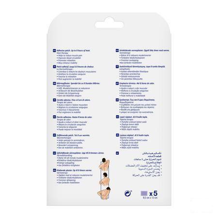 Nexcare 3m Heat Patch 13cmx9,5cm 5 N2005p  -  3M
