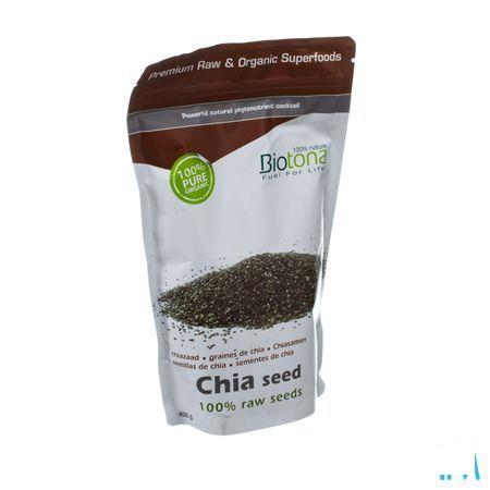 Biotona Black Chia Raw Seed 400 gr  -  Keypharm