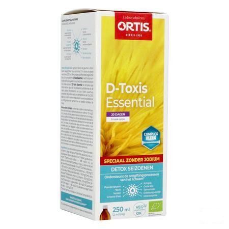 D Toxis Essential Zonder Iodium Appel Bio 250 ml