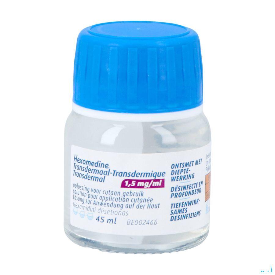 Hexomedine Oplossing 45 ml Transcut  -  Melisana