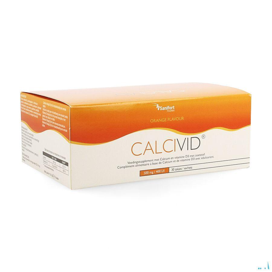 Calcivid 500 mg/400IEOrange Zakjes 30 