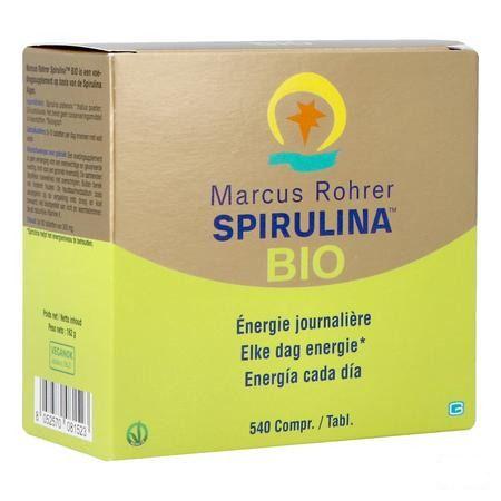 Marcus Rohrer Spirulina Tabletten 3x180 Bio