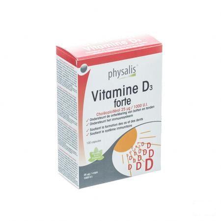 Physalis Vitamine D3 Capsule 100  -  Keypharm