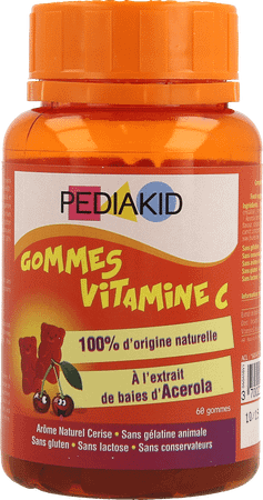Pediakid Gummes Vitamines C Gommes A Macher 60