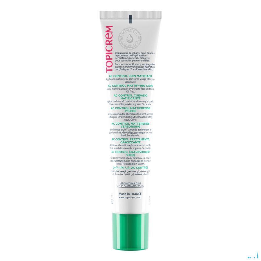 Topicrem Ac Fluide Matifiant Tube 40 ml