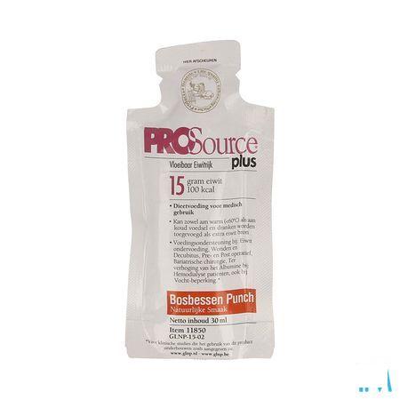 Prosource Plus Bosbes 15G Eiwit Zakje 1X30 ml