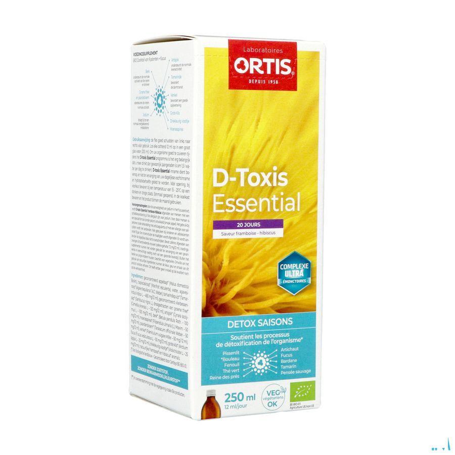 D Toxis Essential Framboos Hibiscus Bio 250 ml